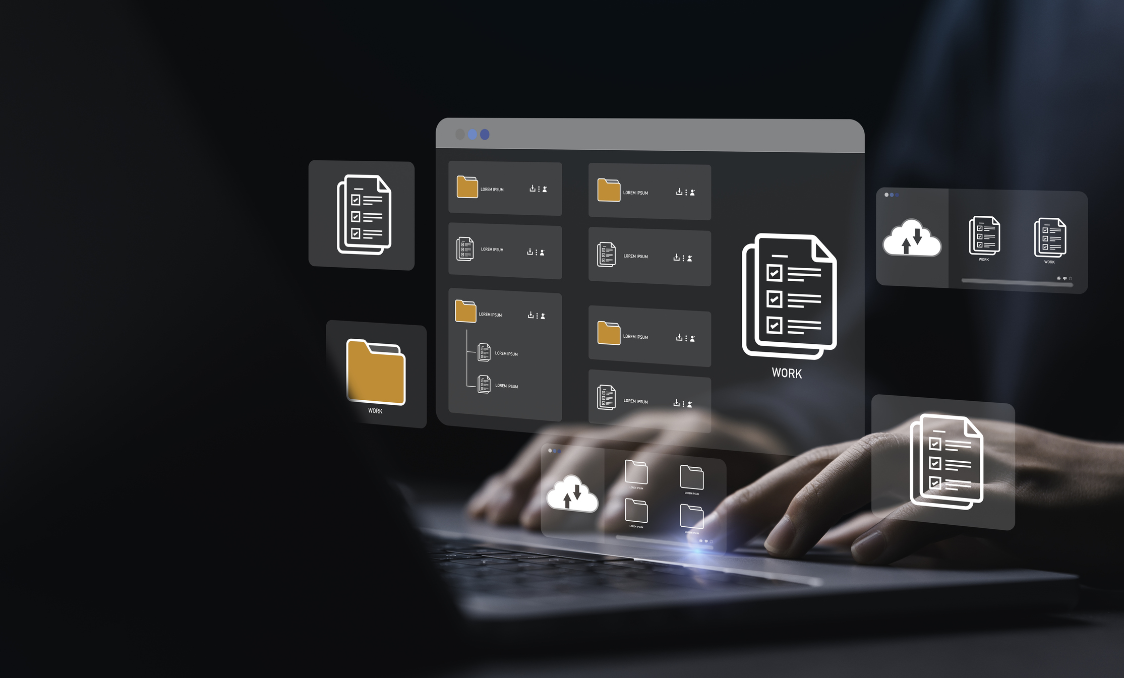 AI Browser Extension Illustration